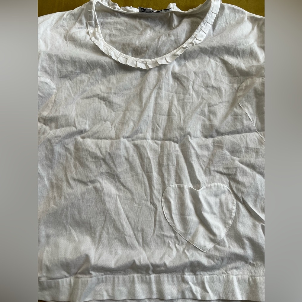 SEE BY CHLOE White Heart Blouse